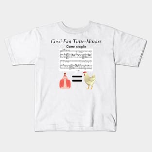 Cossi Fan Tutte-Mozart Kids T-Shirt